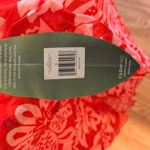 FARM Rio Red Floral Blouse - Picture 5 of 5